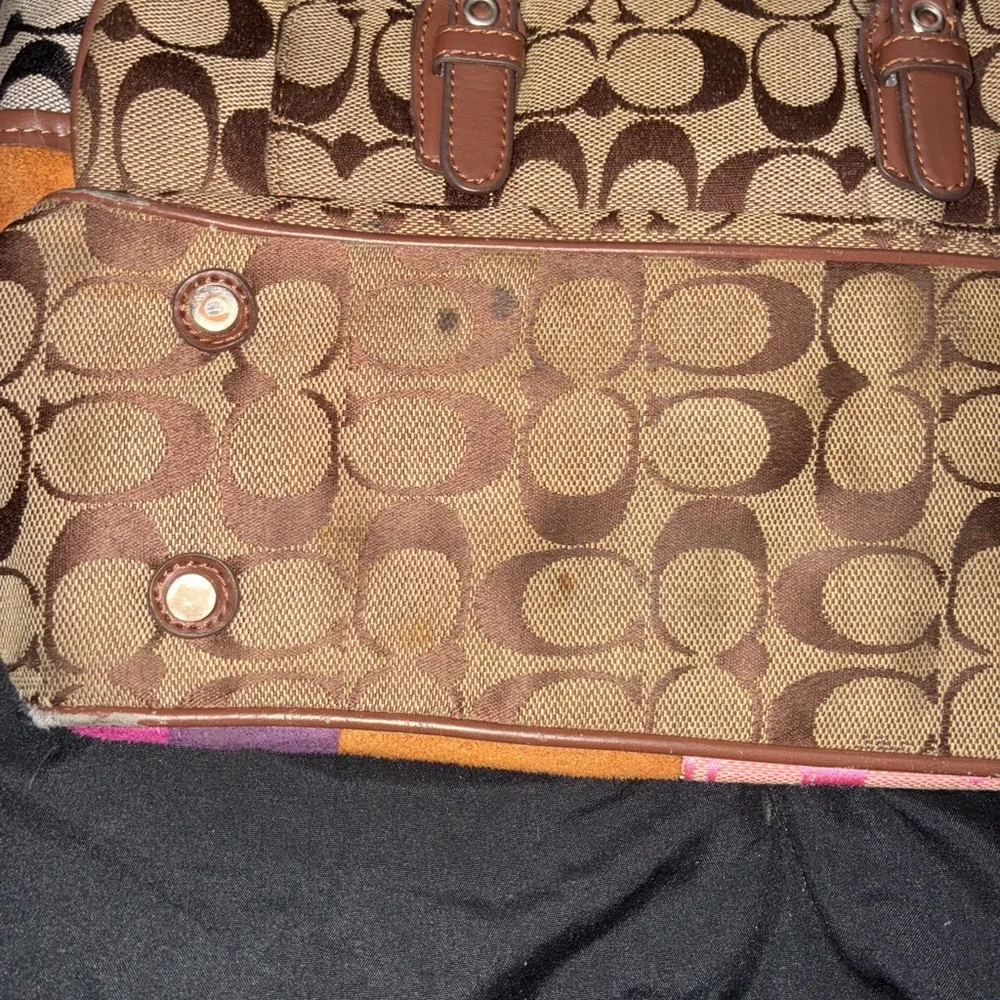 Coach Multicolor Patchwork Shoulder Bag - Picture 7 of 16